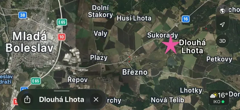 Prodej pozemku pro bydlení, Dlouhá Lhota, 3560 m2