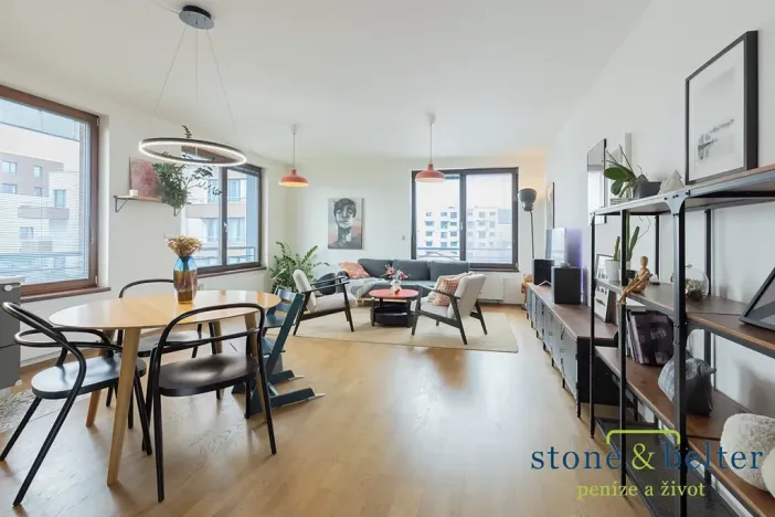 Pronájem bytu 3+kk, Praha - Holešovice, V háji, 74 m2