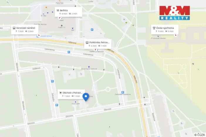 Pronájem obchodního prostoru, Praha - Petrovice, Ohmova, 193 m2