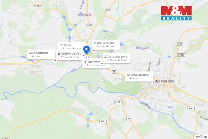 Prodej obchodního prostoru, Častolovice, Komenského, 154 m2