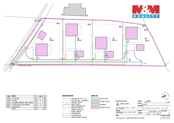 Prodej pozemku pro bydlení, Kunice, 924 m2