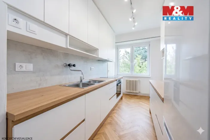 Prodej bytu 3+1, Praha - Krč, Budějovická, 79 m2