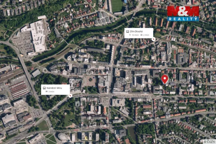 Pronájem bytu 1+kk, Zlín, Bratří Jaroňků, 28 m2