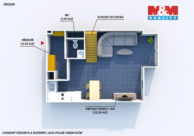 Prodej bytu 2+kk, Beroun, Palouček, 62 m2