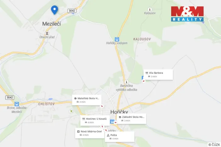 Prodej pozemku pro bydlení, Mezilečí, 1043 m2