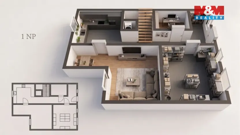 Prodej rodinného domu, Husinec, Žižkova, 101 m2