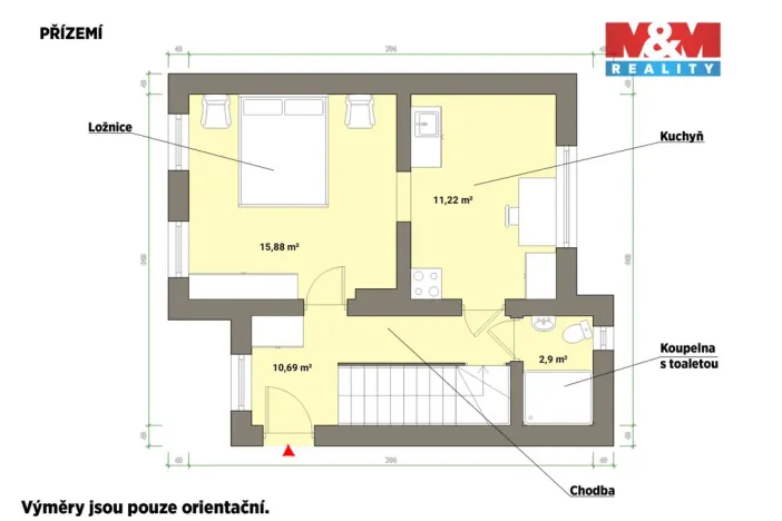 Prodej rodinného domu, Rotava, Růžové údolí, 87 m2