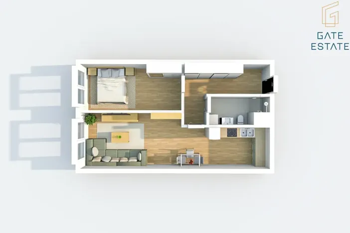 Pronájem bytu 2+kk, Bystřice pod Hostýnem, Sídliště, 58 m2