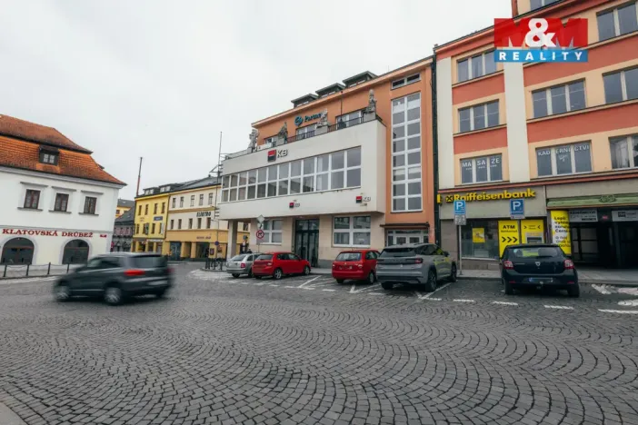 Pronájem kanceláře, Klatovy - Klatovy I, nám. Míru, 396 m2
