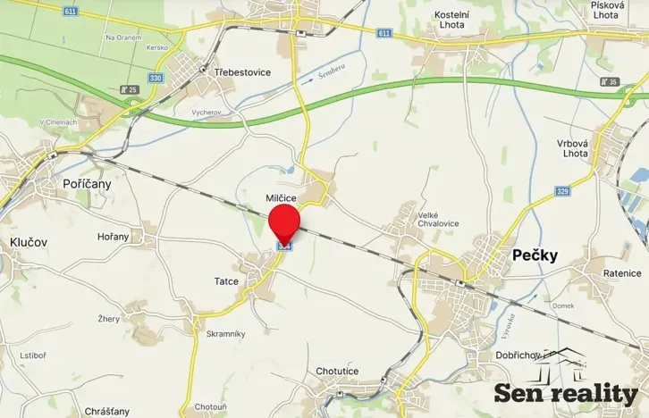 Prodej pozemku pro bydlení, Tatce, Na Stachově, 1600 m2