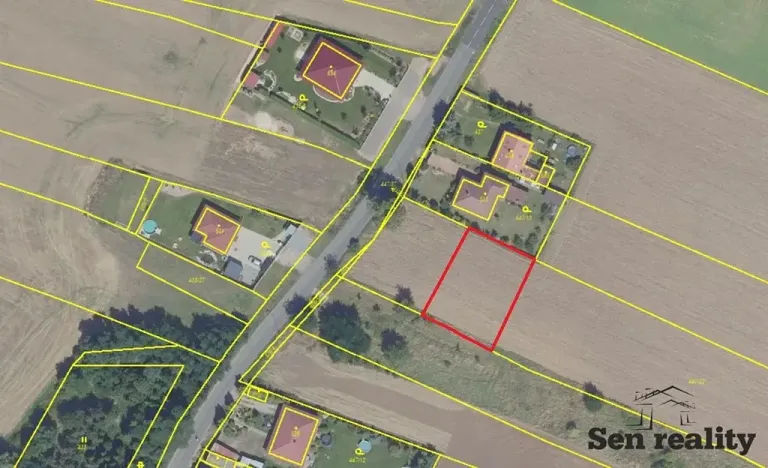 Prodej pozemku pro bydlení, Tatce, Na Stachově, 800 m2