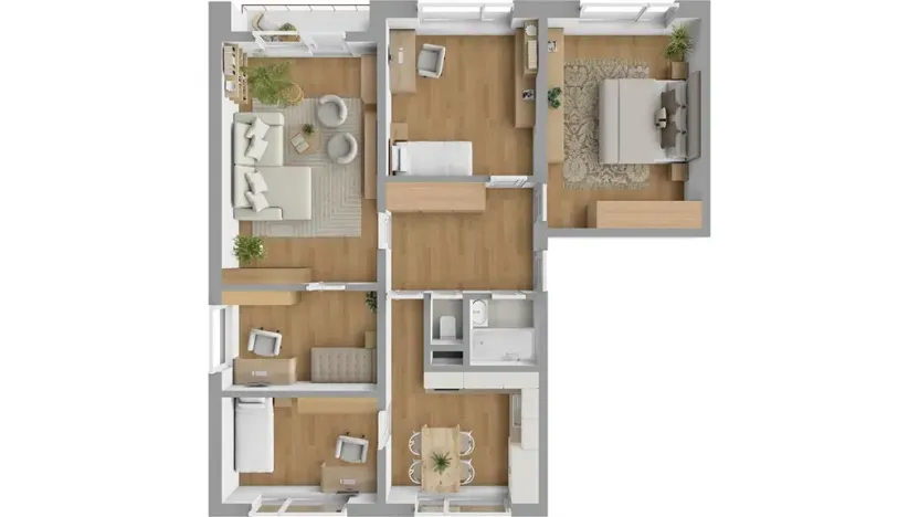 Prodej bytu 5+1, Dlouhoňovice, Sídlištní, 102 m2