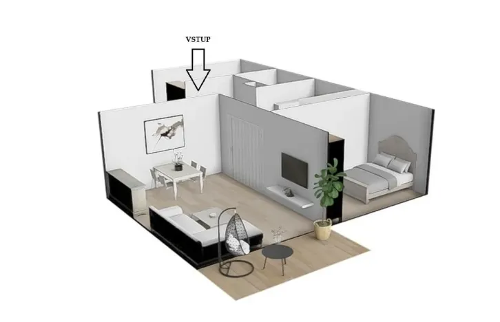 Pronájem bytu 3+1, Brno - Komín, Vrbenského, 64 m2