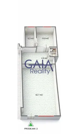 Pronájem obchodního prostoru, Kyjov, třída Komenského, 66 m2