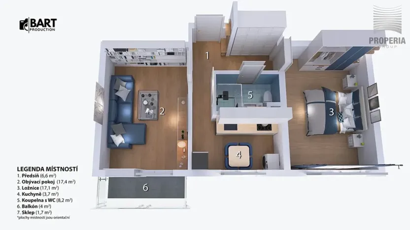 Prodej bytu 2+1, Ostrava, Provaznická, 54 m2