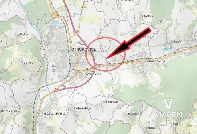 Prodej pozemku pro bydlení, Otrokovice, 258 m2