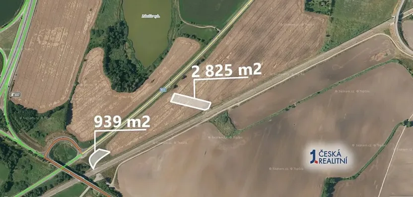 Prodej podílu pole, Veselí nad Lužnicí, 1882 m2