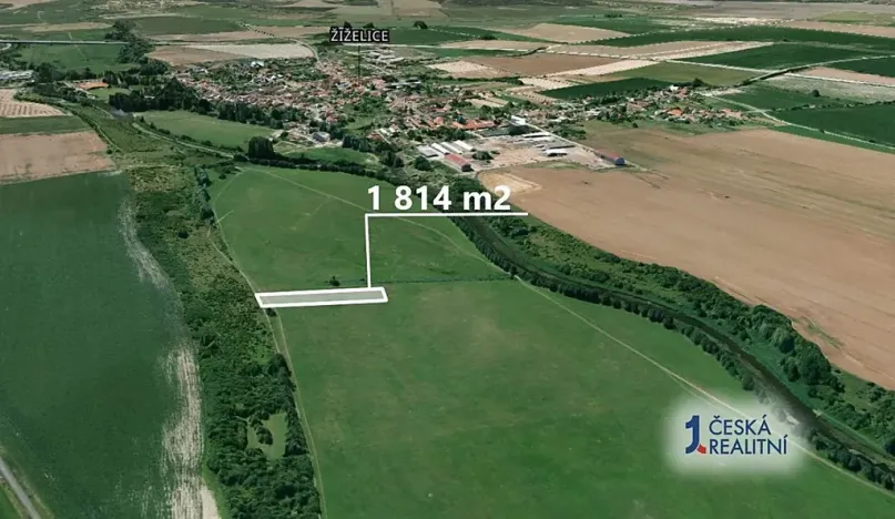 Prodej pole, Žiželice, 1814 m2
