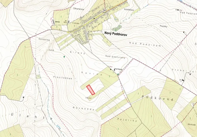 Prodej pole, Nový Poddvorov, 6317 m2