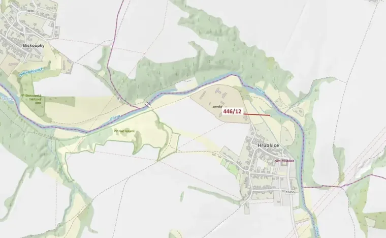 Dražba pozemku, Ivančice, 24 m2