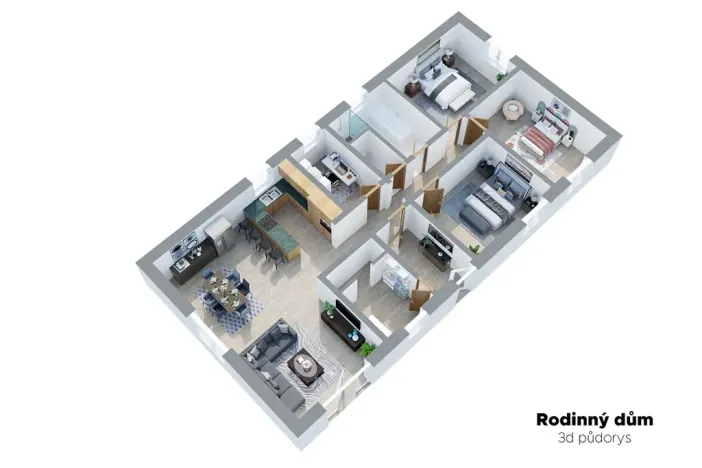 Prodej rodinného domu, Hrdlořezy, 126 m2