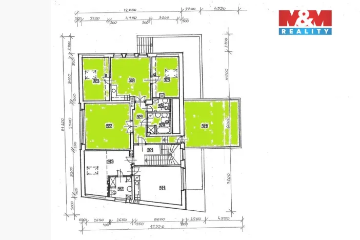Pronájem bytu 3+1, Čáslav - Čáslav-Nové Město, Jeníkovská, 106 m2