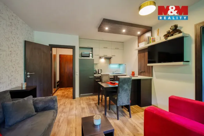 Pronájem bytu 2+kk, Železná Ruda - Alžbětín, 53 m2