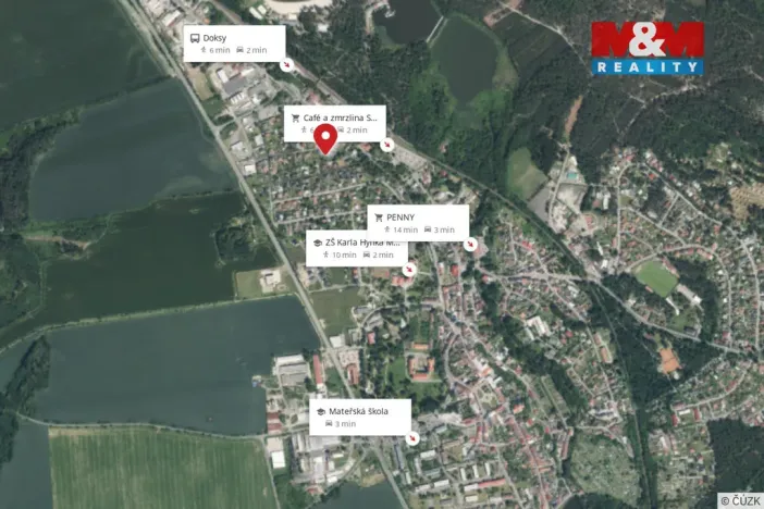 Prodej bytu 2+1, Doksy, Žižkova, 54 m2