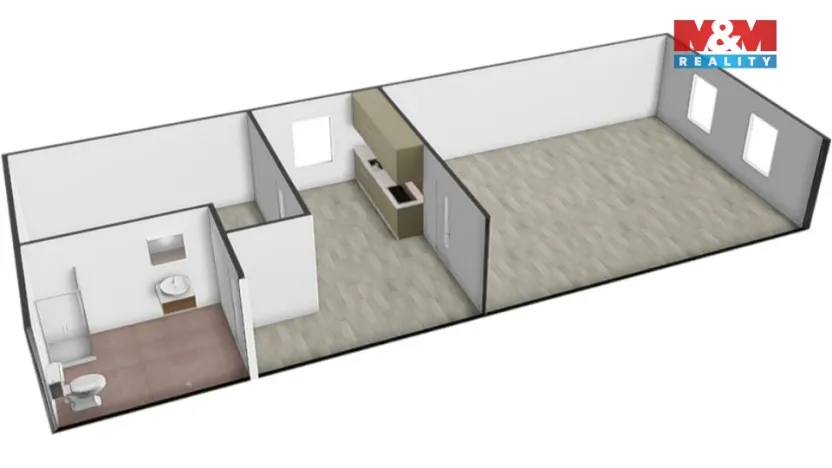 Prodej bytu 2+1, Jáchymov, K Lanovce, 37 m2