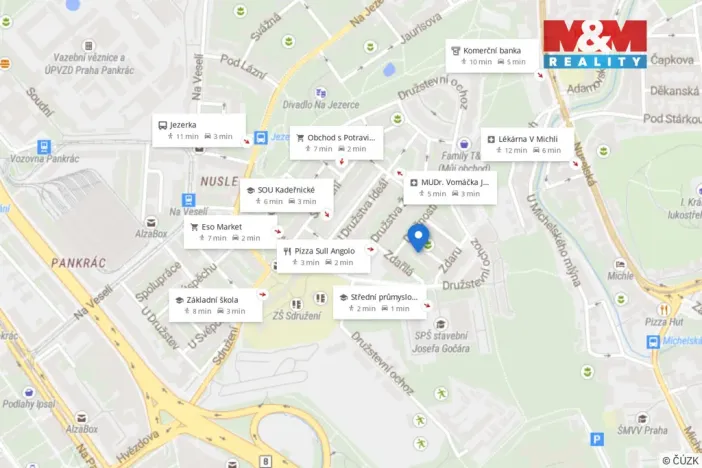 Prodej bytu 2+kk, Praha - Nusle, Na výsledku II, 43 m2