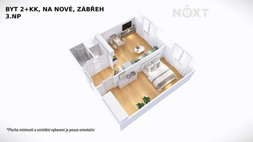 Prodej bytu 2+kk, Zábřeh, Na Nové, 43 m2