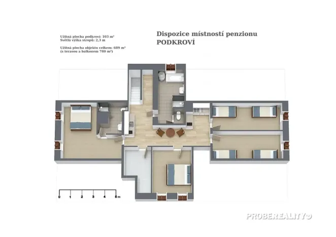 Prodej ubytování, Zvíkovské Podhradí, 780 m2