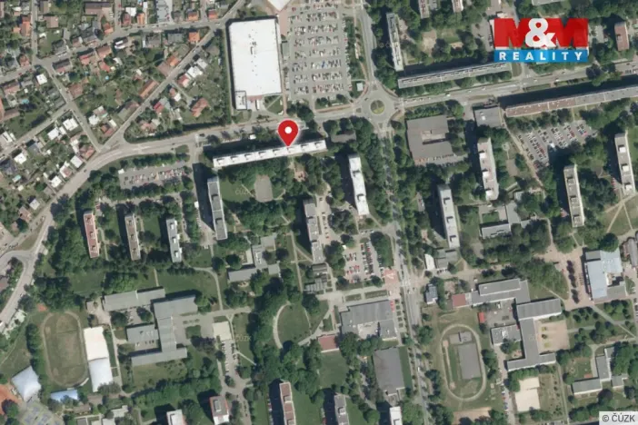 Pronájem bytu 1+kk, Pardubice - Polabiny, Bělehradská, 36 m2