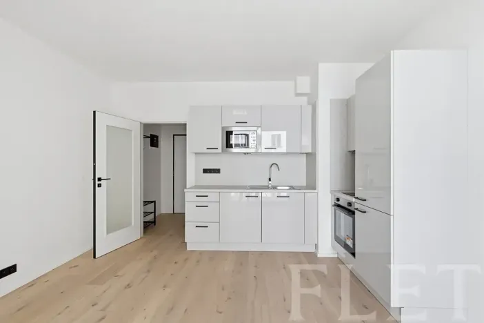 Pronájem bytu 1+kk, Praha - Vršovice, Krymská, 23 m2