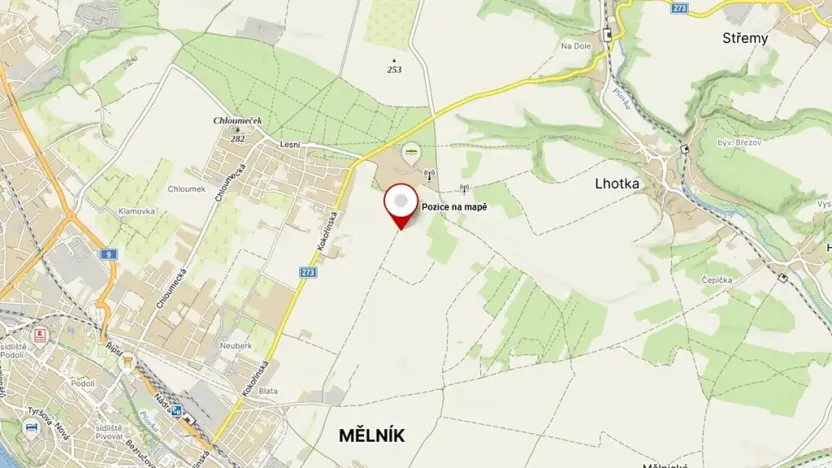 Prodej pole, Mělník, 3015 m2