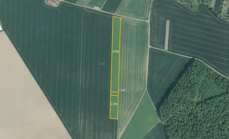 Prodej pole, Počenice-Tetětice, 34319 m2