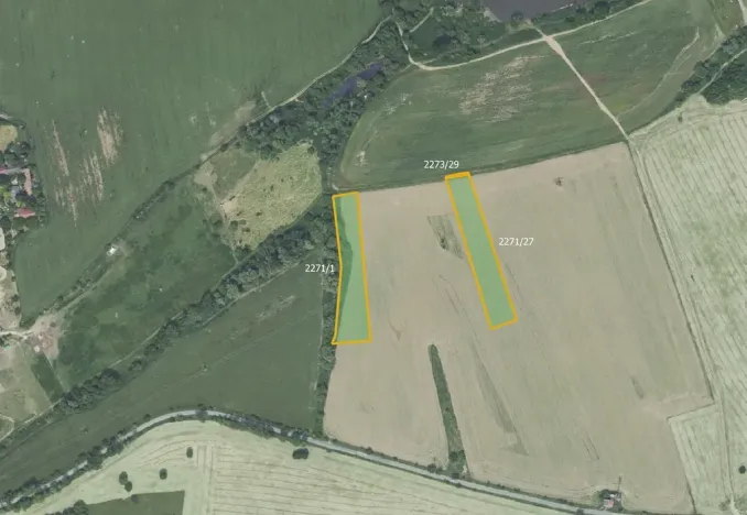 Prodej pole, Praha - Lipence, 10433 m2