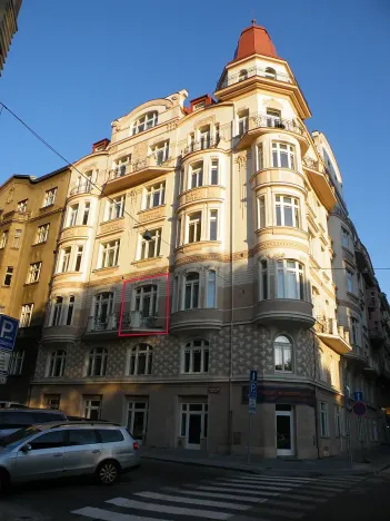 Pronájem bytu 1+kk, Praha - Smíchov, Zborovská, 23 m2