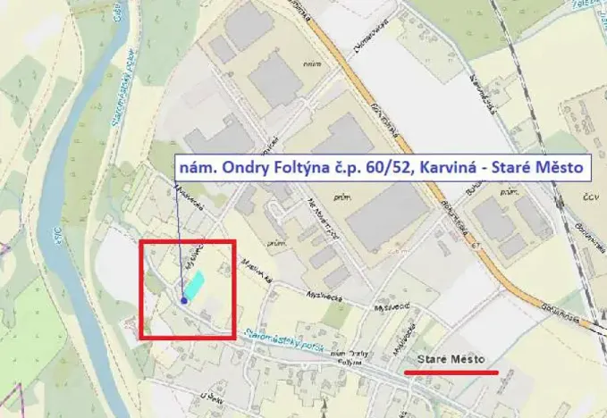 Dražba pole, Karviná, 2181 m2