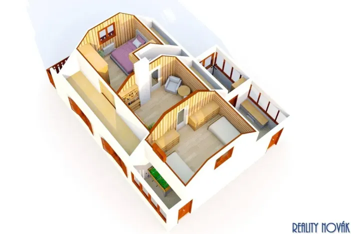 Prodej chaty, Stříbrná Skalice, 136 m2