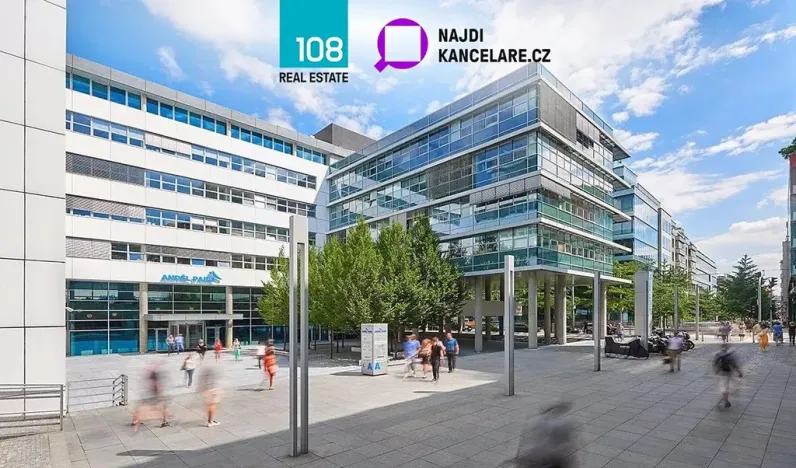 Pronájem kanceláře, Praha - Smíchov, Radlická, 1311 m2