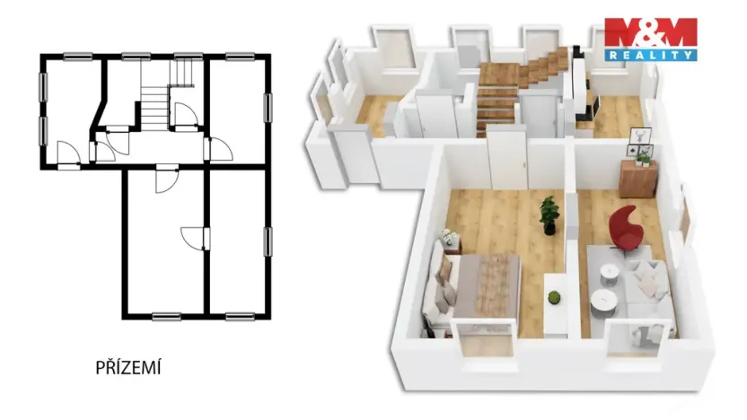 Prodej chalupy, Bystré, 240 m2
