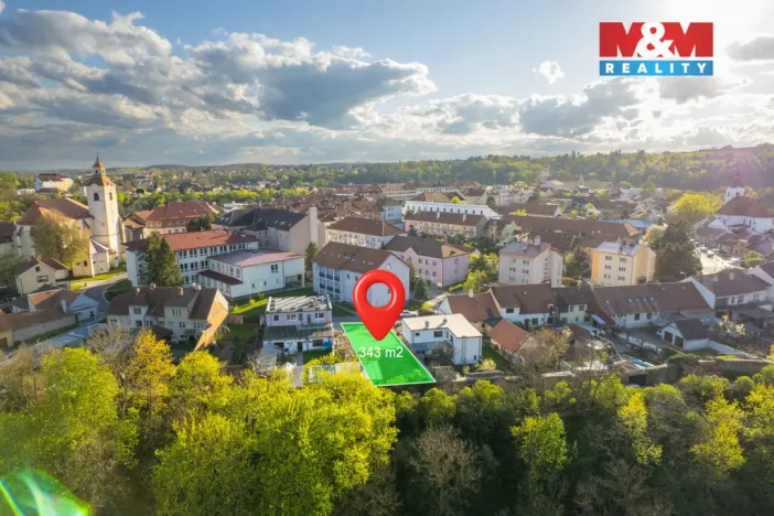 Prodej pozemku pro bydlení, Moravský Krumlov, Palackého, 343 m2