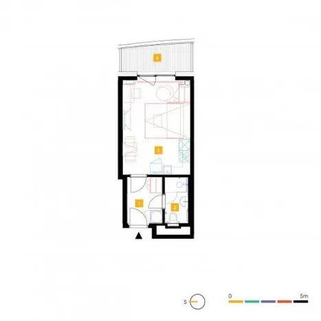 Pronájem bytu 1+kk, Praha - Stodůlky, Mukařovského, 27 m2