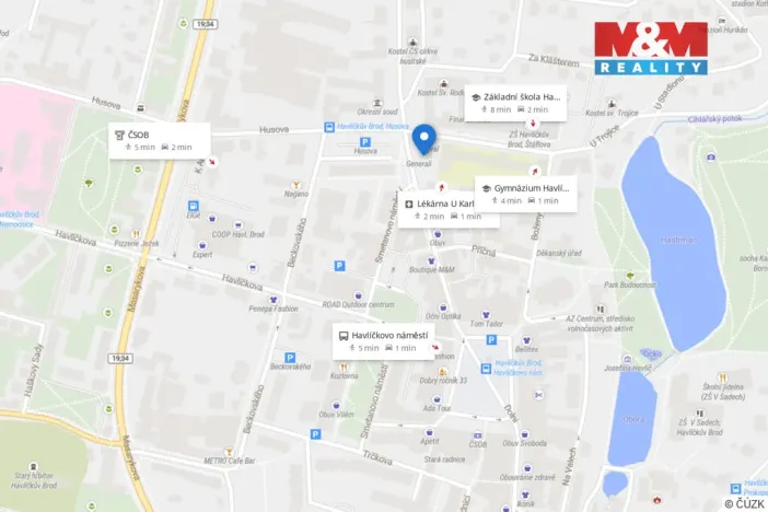 Pronájem obchodního prostoru, Havlíčkův Brod, Horní, 25 m2