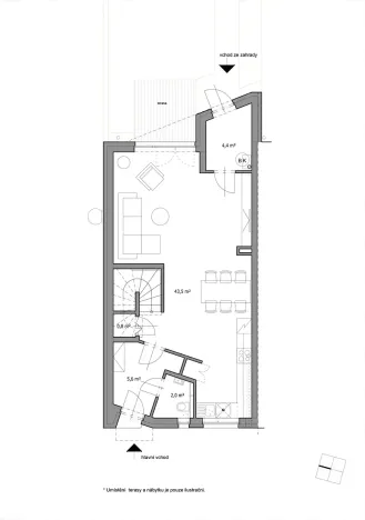 Prodej rodinného domu, Milovice, Topolová, 122 m2