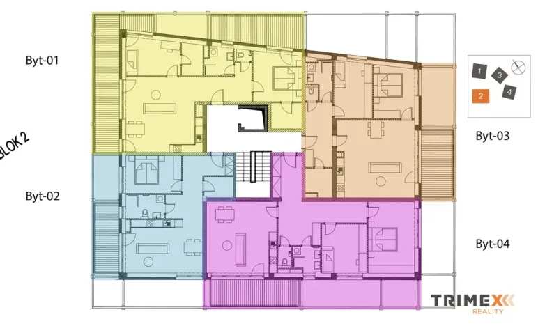 Prodej bytu 3+kk, Valašské Meziříčí, Štěpánov, 89 m2
