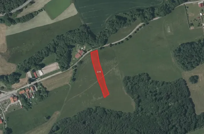 Prodej pole, Brloh, 126772 m2