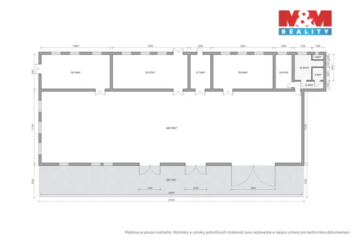 Pronájem výrobních prostor, Domažlice - Bezděkovské Předměstí, Masarykova, 770 m2