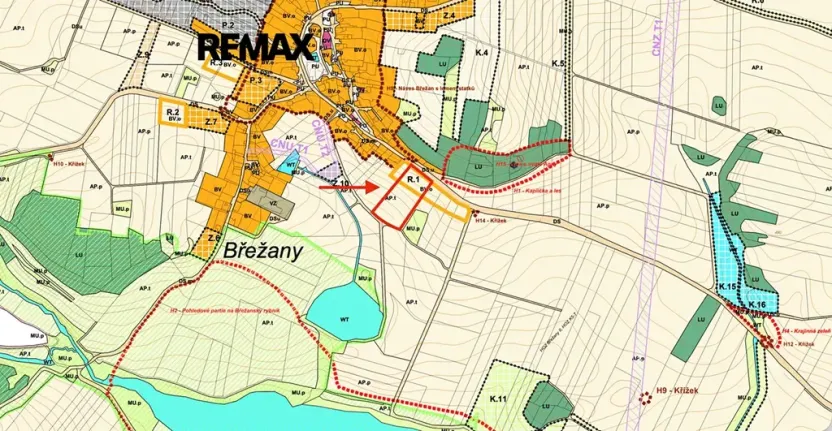 Prodej zahrady, Břežany, 11768 m2